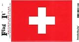 Flag It Switzerland Heavy Duty Vinyl Bumper Sticker (3 x 5 Inches)