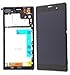 LCD Display Digitizer Touch Screen Assembly for Sony Xperia Compact Z3 D5803 D5833 with Free Tools (Black w/Frame)