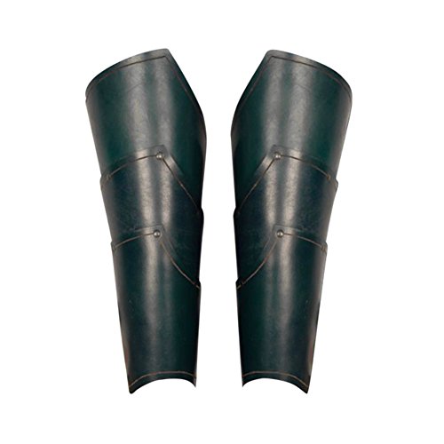 Armor Venue: Fantasy Green Elven Leather Greaves