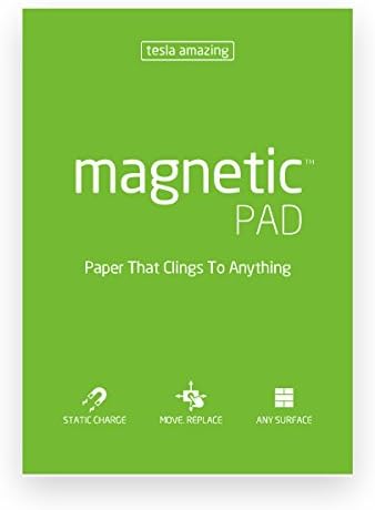 Brand New!! MAGNETIC PAD A5 (Stick without Any Adhesive, Stick to Any Surface) Eco-Friendly Material Self-Stick Notes Memo Note Paper Post It A5-size 50-sheet *Green Color