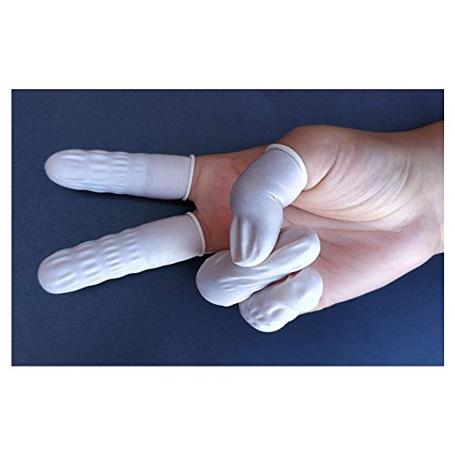 ANSLYQA Finger Cots Latex (Large,800 Pcs) Disposable Finger Covers Anti