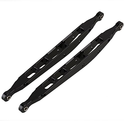 Yiguo 2pcs Aluminium AX31008 Rear Lower Chassis Linkage Link for RC 1:10 Axial Yeti Rock Racer 90026 Climbing Model Car Black