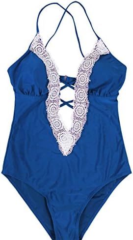 Letiane Women's African Tribal Print Bikini High Cut Monokini One Piece Swimsuit Backless Swimwear