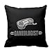 NicholasArt Cotton Linen Decorative Throw Pillow Case Cushion Cover Funny Video Gamer 18 X 18