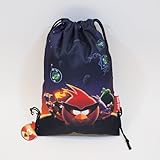 Red Rovio Angry Birds Space Licensed String Sling Tote Bag Backpack