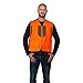 TrailCrest Men's/Ladies Blaze Orange Safety Deluxe Front Loader Vest With Multiple Pockets
