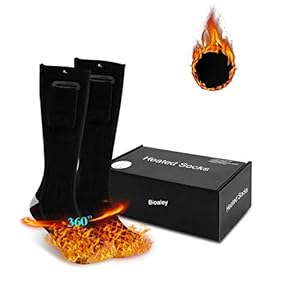 Verwarmde sokken voor mannen/vrouwen, elektrische verwarmingssok met 2 x powerbank, oplaadbare winterwarme skisokken…