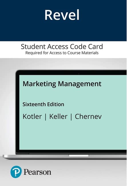 Marketing Management Revel Access Card