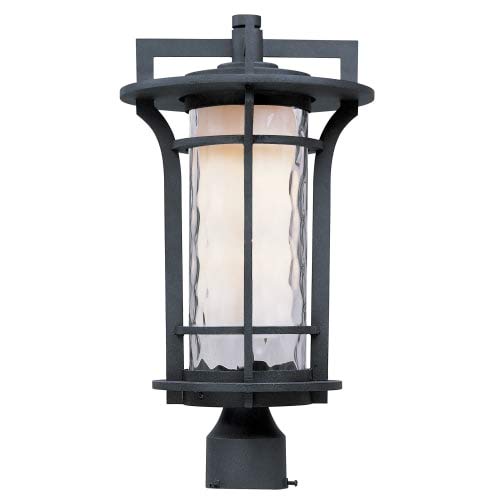 Maxim Lighting 65780WGBO Oakville LED 18 inch Black Oxide Outdoor Pole/Post Mount