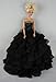 Olivia's Doll Closet Beautiful Black Dress with Lots of Ruffles Made to Fit Fashion Dolls