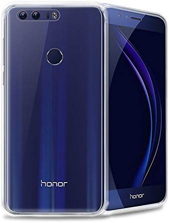 Honor 8 Case, Angozo Flexible Soft TPU Case Transparent Clear Cover for Huawei Honor 8