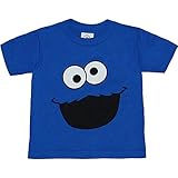 Cookie Monster Face Toddler T-Shirt