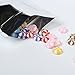 100 Shiny Glossy Silver Foil Zip Top Lock Flat Bags Pouches Outer Size 7.5x10cm (3x4