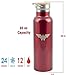 Wonder Women Vacuum Stainless Steel Insulated Water Bottle (20 OZ). Double Walled Construction. Zero Condensation!