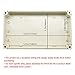 LeMotech Waterproof Dustproof IP65 ABS Plastic Junction Box Universal Electric Project Enclosure Pale Gray 6.2 x 3.54 x 2.3 inch (158 x 90 x 60 mm)