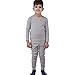 Zero Degree Boys Thermal Long Underwear Set (2T, Heather Grey)thumb 2
