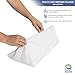 Hermell Foam Bed Wedge Pillow for Side Sleepers (White)