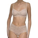 Hanky Panky Women's Signature Lace Retro Bralette, Chai, Small
