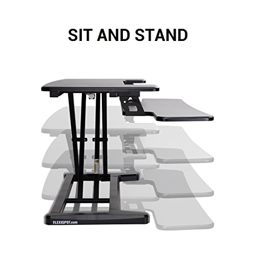 FLEXISPOT 35" Stand Up Desk Converter Deals, Coupons & Reviews
