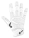 Cutters Gloves S451 Rev Pro 2.0 Receiver Safety Cornerback Gloves with C-Tack Grip, White, Adult M