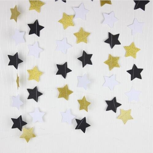 Amazon Com Fascola 13feet Five Pointed Star String Paper Garland