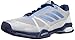 adidas Men's Barricade Club Tennis Shoes, White/Tech Blue/Mystery Blue, (10.5 M US)