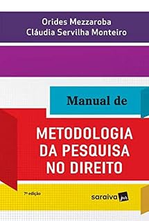 Livro Manual de metodologia da pesquisa no Direito