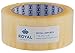 Packing Tape Adhesive Clear PVC Roll for Moving Shipping and Packaging Boxes by Royal Imports, 2.0 Mil (2