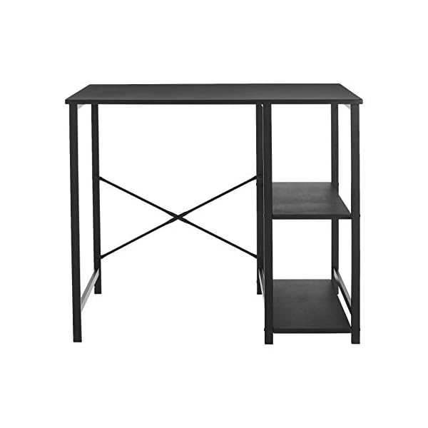 Amazon Basics Classic Home Office Computer Desk With Shelves 29.5 x