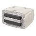 Serta Chestnut Double Sided Foam and Cotton Full Futon Mattress, Black, Made in The USA