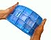 2-Pack Silicone Ice Cube Trays Make 15 Perfect-Sized Cubes - Great Molds for Ice, Candy, Cake, Chocolate - Make 30 Cubes - Beautiful Ice Blue by Skystone Direct!