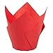 Tulip Cupcake Liners, 150 Pack, Medium - Baking Cups - Muffin Wrappers - Perfect for Bakeries, Catering, Restaurants, Red