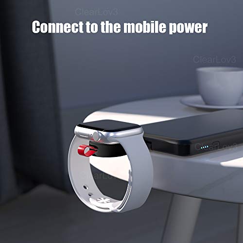 UPSTONE Watch Charger for Apple Watch Portable Magnetic Wireless Watch Charger for iWatch Series 4 Series 3 Series 2 Series 1 44mm 42mm 40mm 38mm (Black)