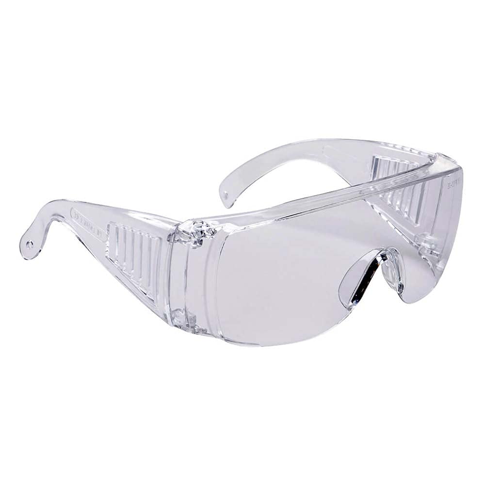 Portwest Visitor Safety Spectacles, Size: One Size, Colour: Clear, PW30CLR