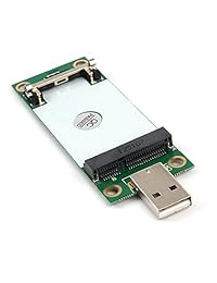 Mini adaptador de tarjeta PCIe WWAN a USB con ranura SIM, Mini PCI Express WWAN LTE 4G módulo Tester convertidor, soporte 1.181 in 1.969 in Wireless Wide Area Network Card