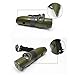 TrendBox Multifunctional 7 in 1 Camping Hiking Outdoor Whistle with Compass Magnifier LED Flashlight Thermometer for Emergency Survival Traveling