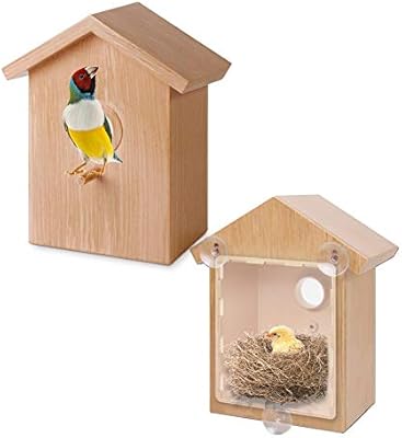 Amazon Com Urnanal Outdoor Diy Bird Feeder Bird Nest With Suction