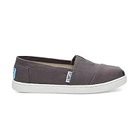 TOMS Kids Unisex Alpargata 2.0 (Little Kid/Big Kid) Ash Canvas 4 M US Big Kid