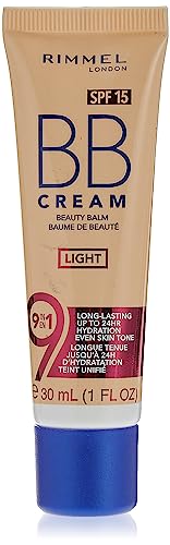 Maquillaje en Gel con color BB Cream Perfección 9 en 1 de Rimmel.