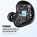 SOUNDPEATS Dual Dynamic Drivers Wireless Earbuds, Bluetooth 5.0 Headphones with Dual Crossovers, APTX Audio CVC Noise Cancellation Built in Mic, in-Ear Earphones with Charging Case, 27 Hours Playtime