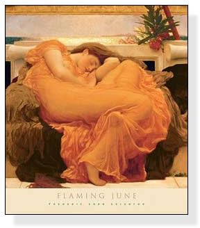 Amazon Co Jp ポスター フレデリック レイトン Flaming June ホーム キッチン