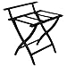 Wooden Mallet WallSaver Luggage Rack,Black Straps