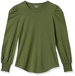 Amazon Essentials Women's Long-Sleeve Crewneck