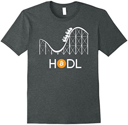 Mens Hodl Shirt: Funny Hold Bitcoin Crypto Currency T-Shirt Medium Dark Heather