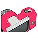 First2savv XJPT-A5000GJ-02 pink Rubber Camera Case Bag for SONY A5000 A5100 + mini tripod