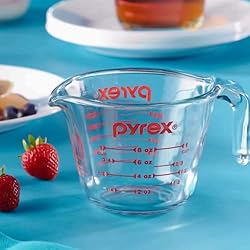 Pyrex Prepware 1-Cup and 2-Cup Glass Measuring Cup