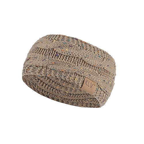 Warm Fashion Men Women Hair Ball Knitting Headband Elastic Handmade Sport Hair Band Turban