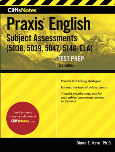CliffsNotes Praxis English Subject Assessments: 3rd Edition ...