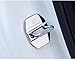 DEMILLO Stainless Steel Car Door Lock Latches Cover Protector for Mercedes GLK-Class,S-Class Maybach,A/C/CLA/GLA/G/M/S/SL-Class AMG, 3M Adhesive Backing（ Pack of 4） (silver)