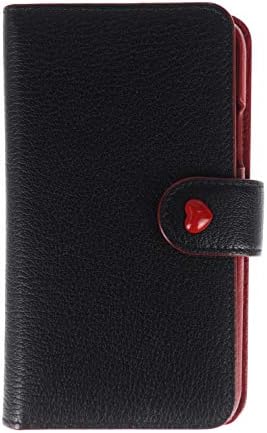 Amazon Co Jp ミュウミュウ Miumiu Iphonex Xsカバー その他小物 5zh106 Iphonex Xsカバー ブラック レッド マドラスレザー レディース バイカラー ハート シューズ バッグ